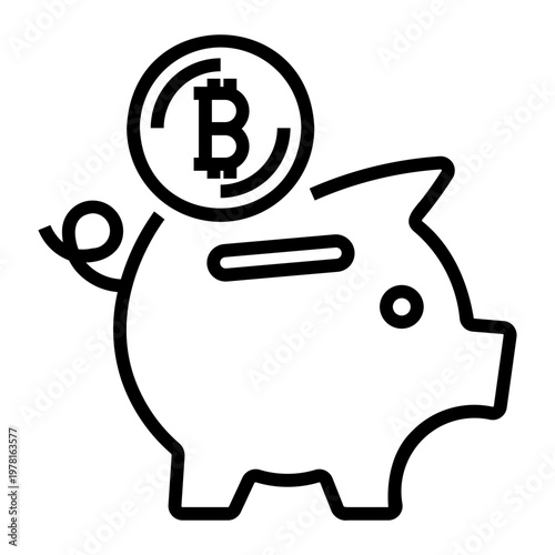 crypto Line Icon