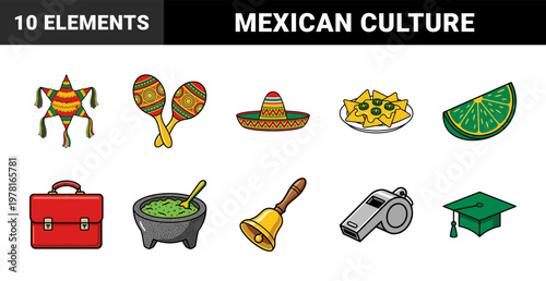 Mexican Fiesta School Principal Elements