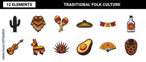 Mexican Culture and Mariachi Asset Collection