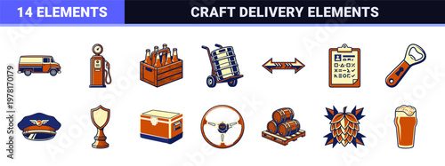 Retro Brewery Delivery Graphics