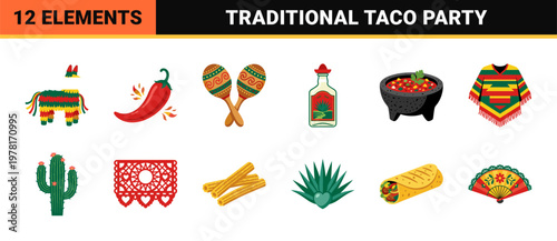 Mexican Fiesta Culture Asset Sheet