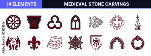 Gothic Architectural Masonry Elements