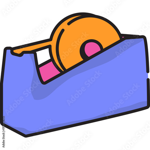 Adhesive Tape Dispenser Icon