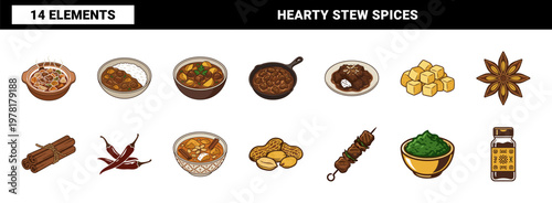 Beef Curry and Stew Gastronomy Assets