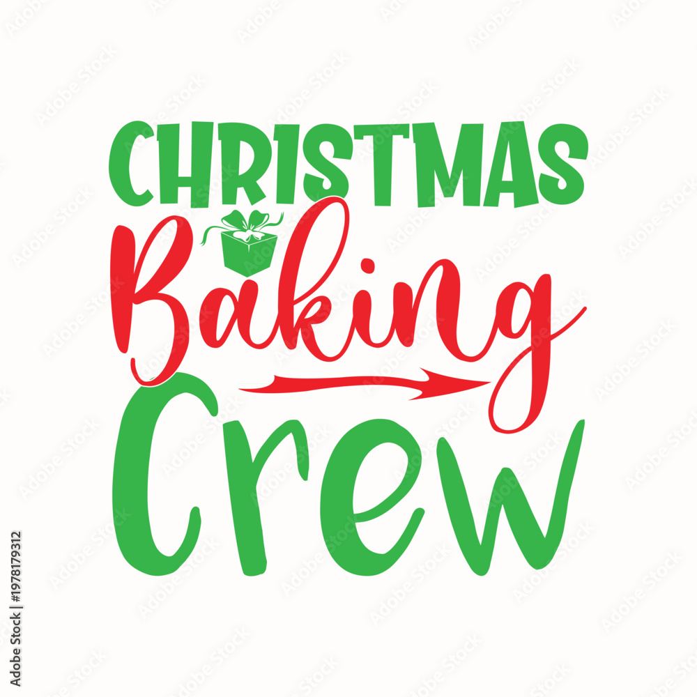 Fototapeta premium Christmas baking Crew 2