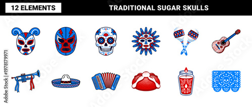 Mexican Folklore and Day of the Dead Assets