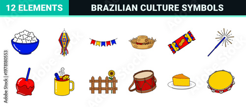 Festa Junina Rural Festival Assets