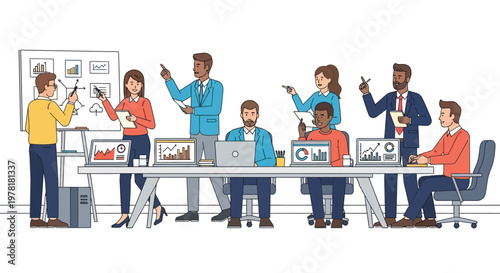 Diverse Team in Office Meeting.