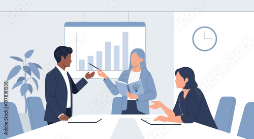 Business People in Meeting Room.