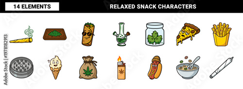Stoner Food and Smoke Asset Grid