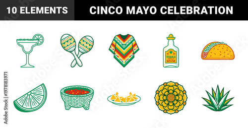 Mexican Fiesta Celebration Elements