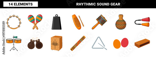 Rhythmic Latin Music Instrument Kit