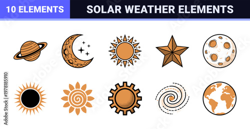 Celestial Sun and Moon Asset Sheet