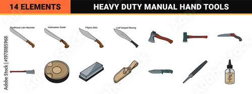 Survival Blades and Forestry Tool Kit