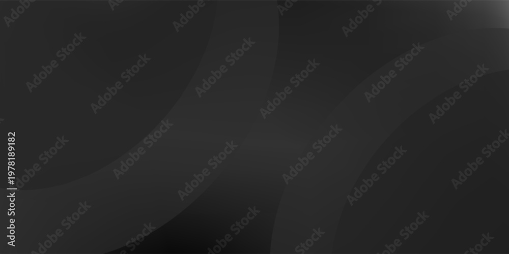 Obraz premium Black abstract background. Elegant dark diagonal shape elements with waves from the edges.