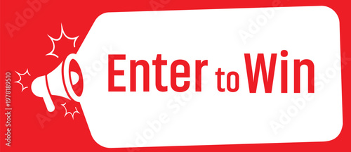 enter to win sign