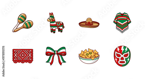 Mexican Fiesta Celebration Vector Assets
