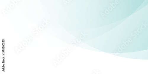 Bilde på lerret Abstract Light Blue and White Gradient Background.