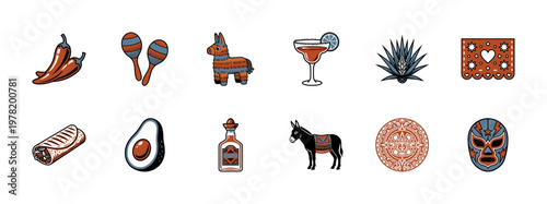 Mexican Cultural Folk Art Graphics