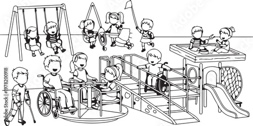 Business process and teamwork concept showing a dedicated team in a brainstorming meeting sharing ideas, colored vector illustration