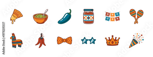 Mexican Fiesta Celebration Graphics