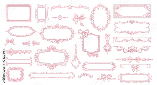 Collection of assorted architectural and decorative bracket designs in monochrome