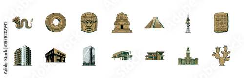 Ancient and Modern Architecture Set