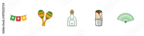 Mexican Fiesta Party Celebration Assets