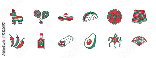 Cinco de Mayo Retro Fiesta Assets