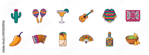 Mexican Fiesta Celebration Asset Collection