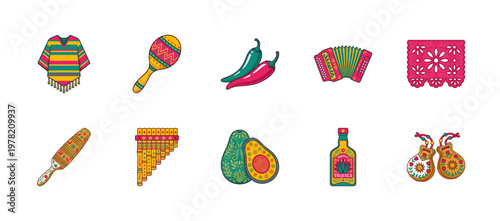 Festive Mexican Music and Fiesta Elements