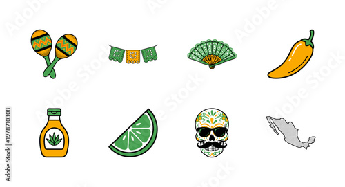 Mexican Festive Cultural Celebration Assets