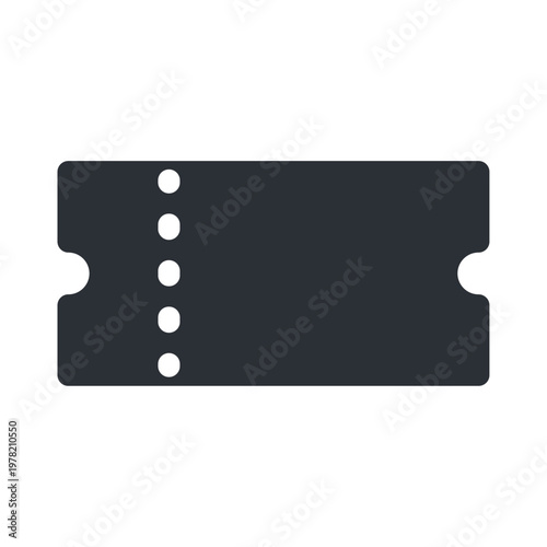 割引クーポン券のシンプルなモノクロアイコン素材