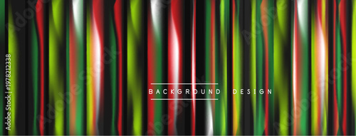 Vertical colorful lines create abstract background. Shades blend, forming dynamic visual texture. Design feels modern, vibrant.