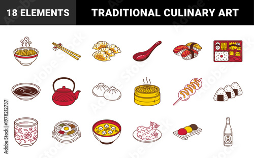 Oriental Culinary Gastronomy Asset Sheet