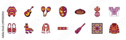 Mexican Culture and Traditional Apparel Assets