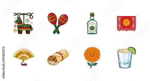 Mexican Tradition Celebration Graphic Kit