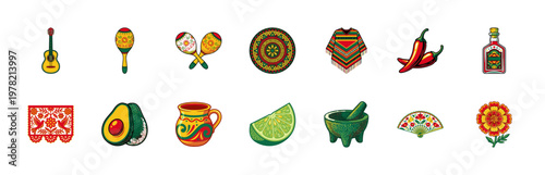 Mexican Fiesta Cultural Vector Assets