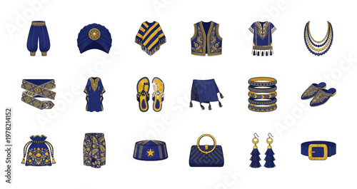Traditional Ethnic Fashion Asset Sheet