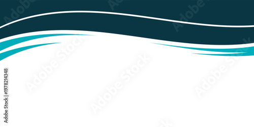 Abstract wave footers background illustration eps10 benner poster