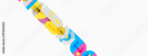 Colorful text spells google. Letters overlap, creating dynamic visual effect. Bright hues dominate white background. Simple, modern design.