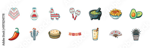 Mexican Fiesta Cultural Asset Grid