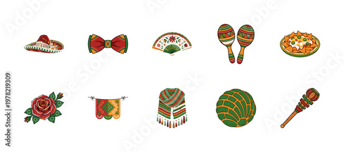 Mexican Fiesta Celebration Graphics