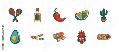 Mexican Folklore Culture Vector Assets