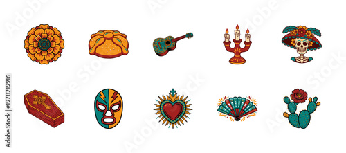 Mexican Day of the Dead Vector Assets