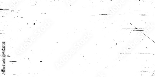 Vector illustration of a white background with black grunge texture and scratches