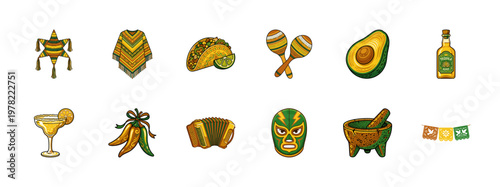 Mexican Culture Folk Art Elements