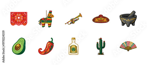 Mexican Culture Festival Celebration Assets