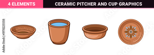 Rustic Terracotta Pottery and Clay Vessels