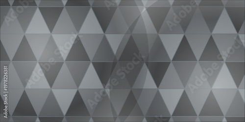 Futuristic, Triangular Mosaic Tiles arranged in the shape of a wall. 3D, Semigloss, Bricks stacked to create a Concrete block background. 3D Render